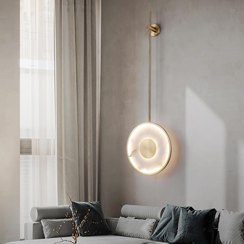 Vevelila Minimalist Alabaster Pendant Light - Neutralighting
