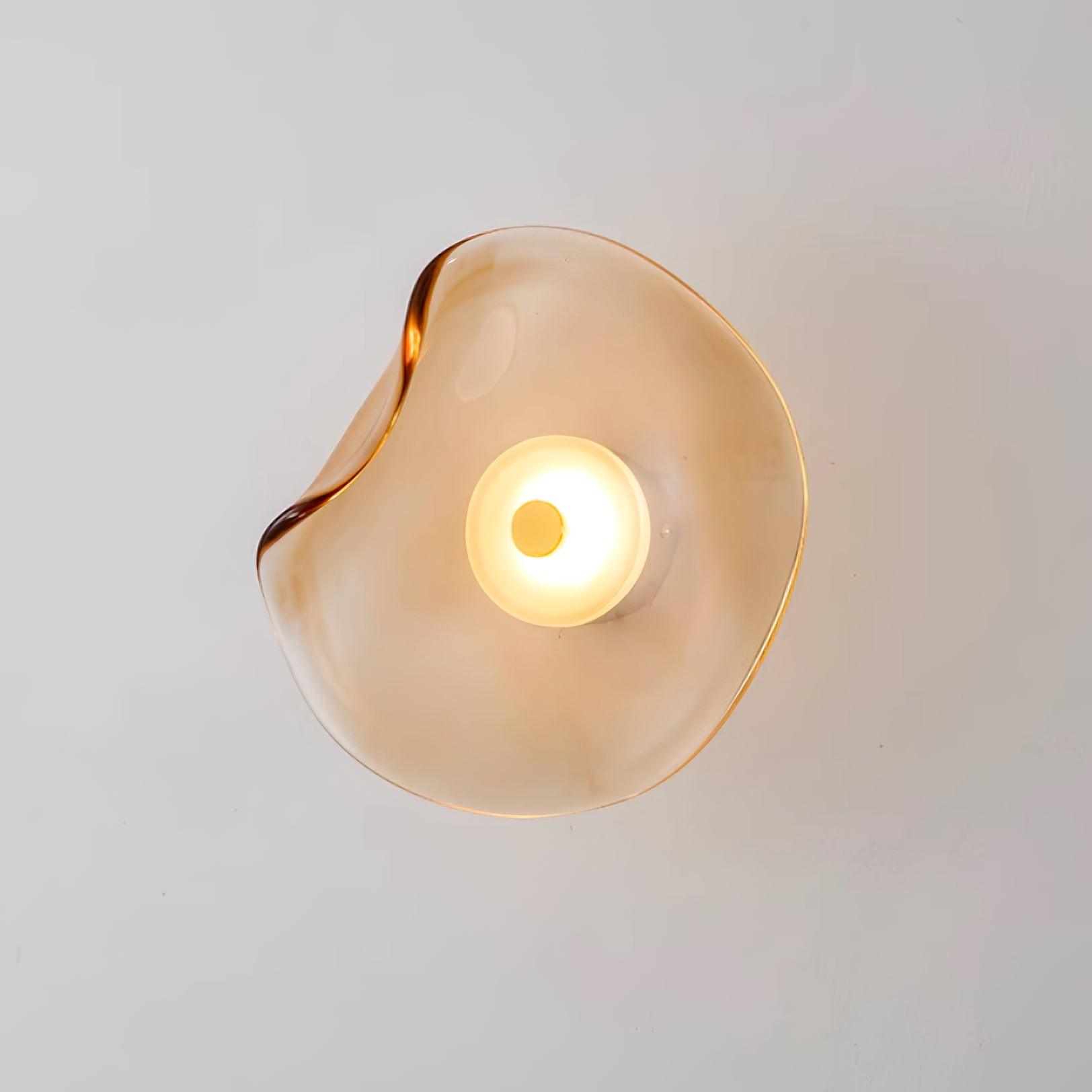 Lunara Amber Glass Ceiling Light - Letslighting