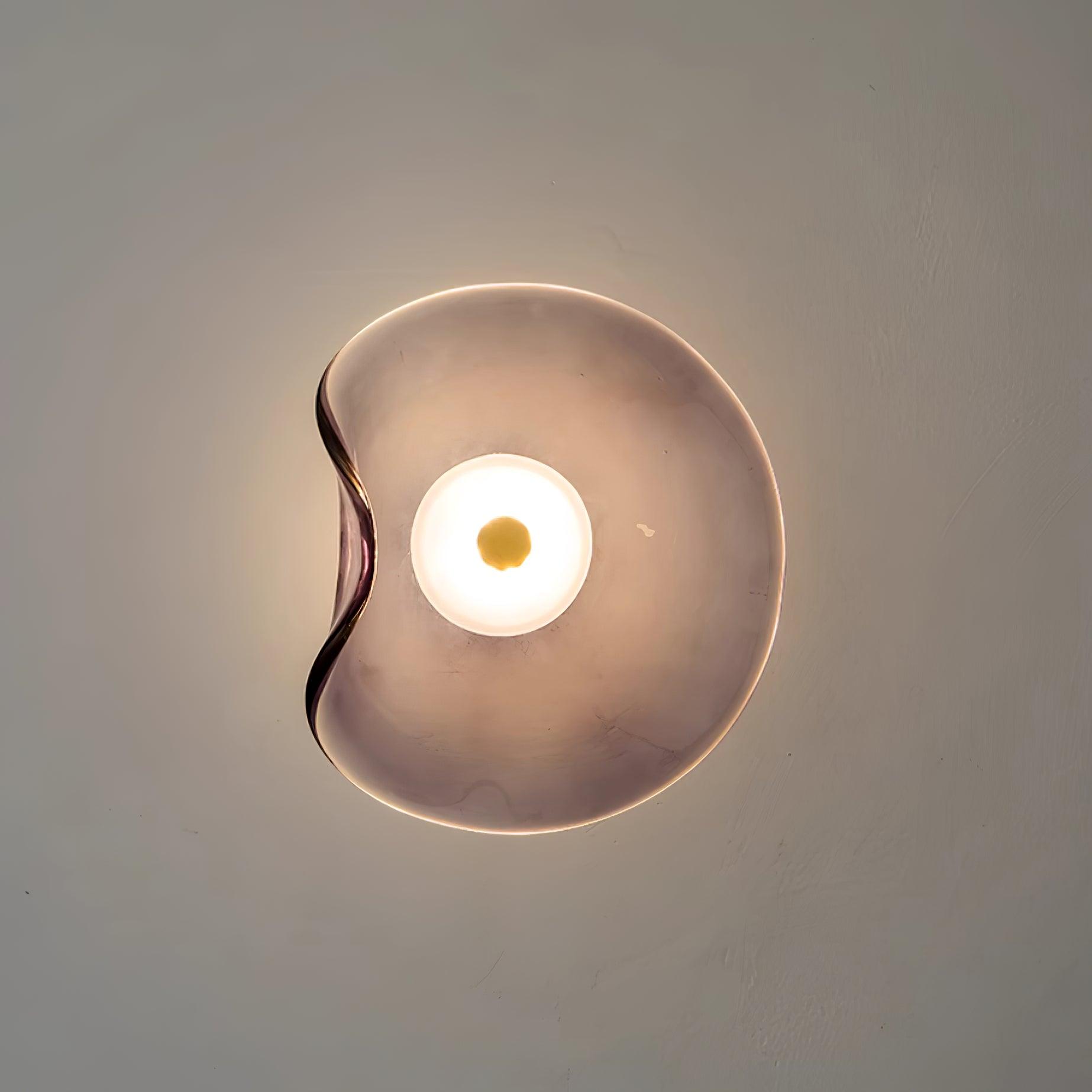 Lunara Amber Glass Ceiling Light - Letslighting