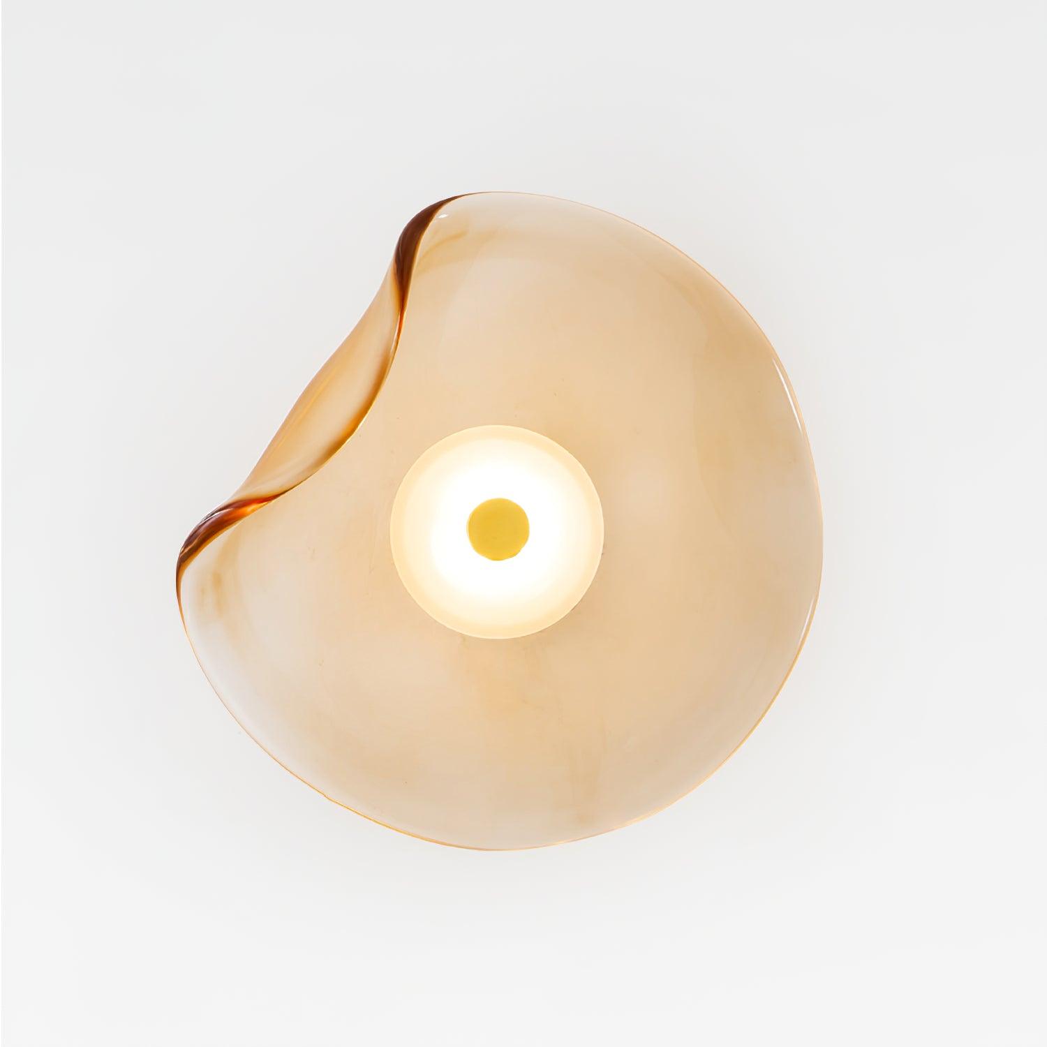 Lunara Amber Glass Ceiling Light - Letslighting