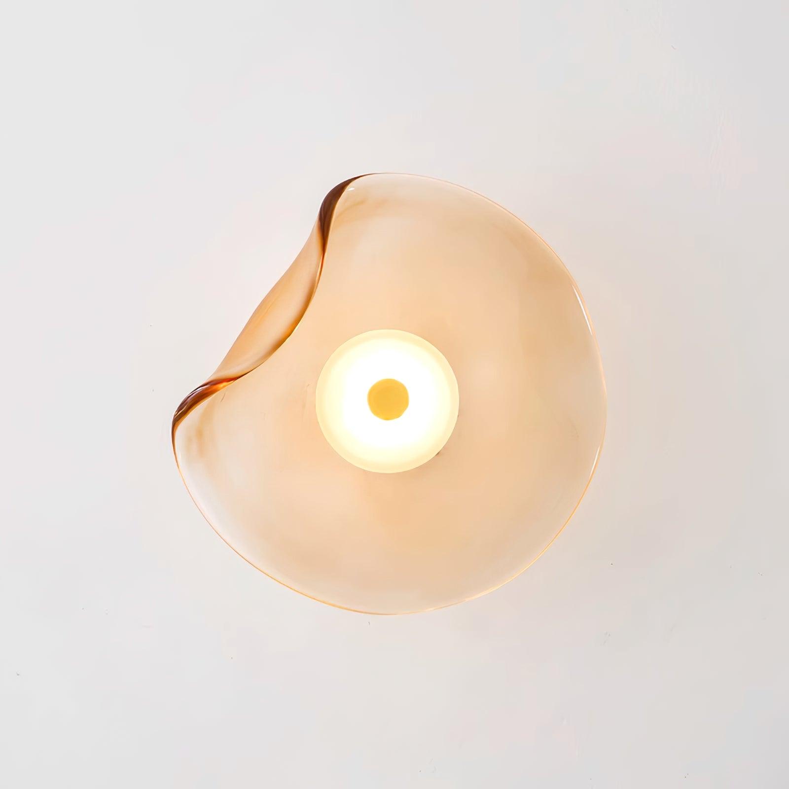 Lunara Amber Glass Ceiling Light - Letslighting