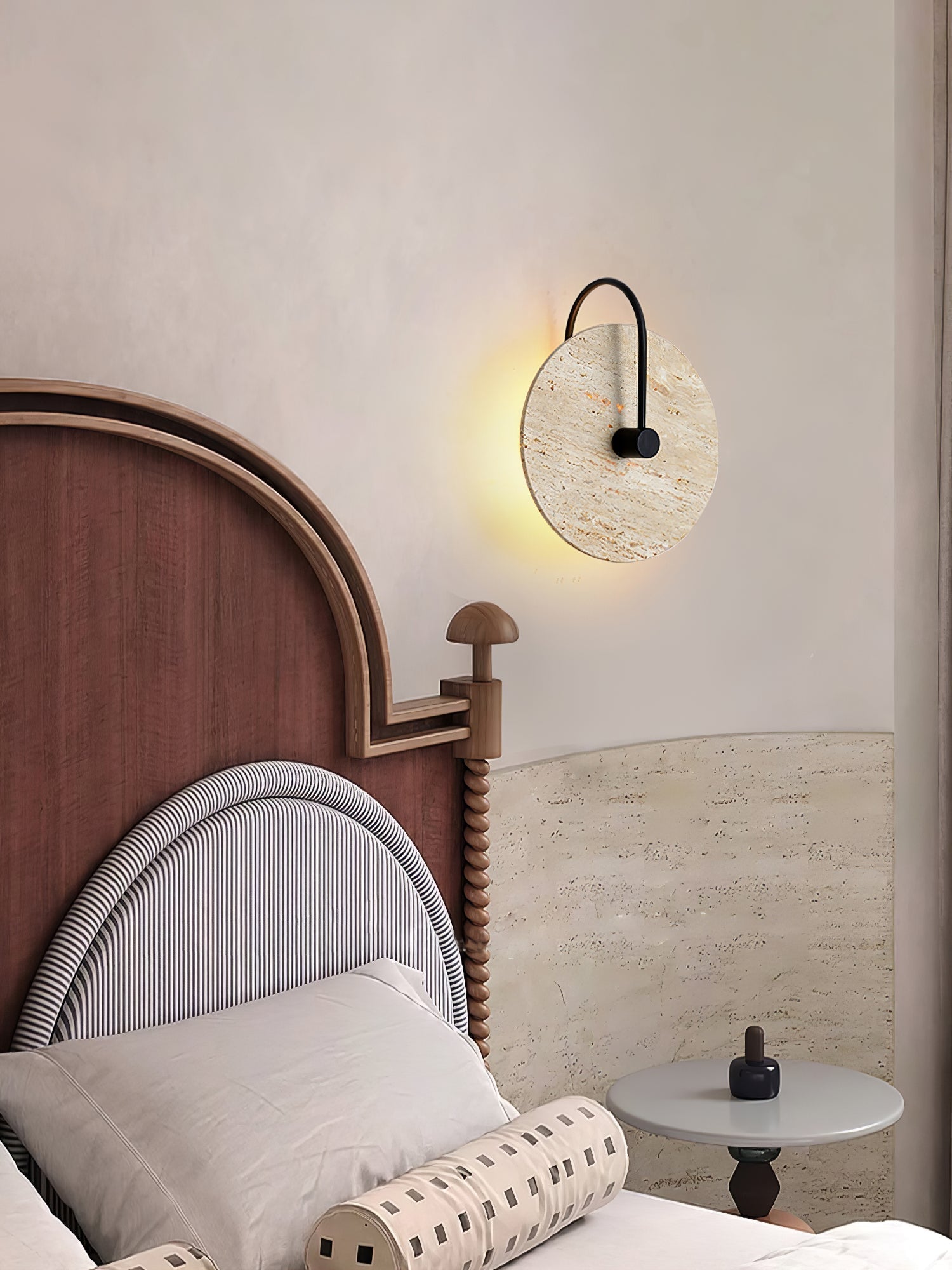 Kara Travertine Wall Light - Neutralighting