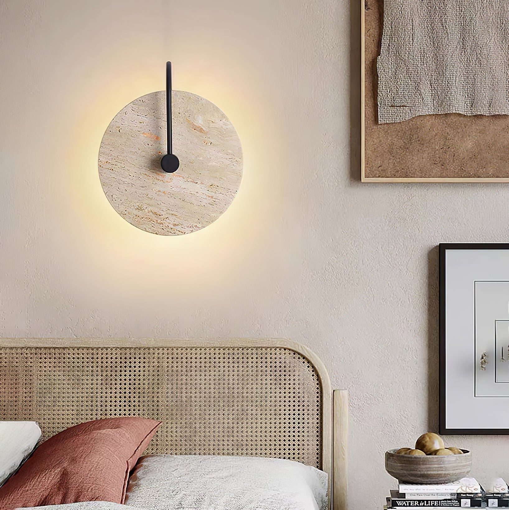 Kara Travertine Wall Light - Neutralighting