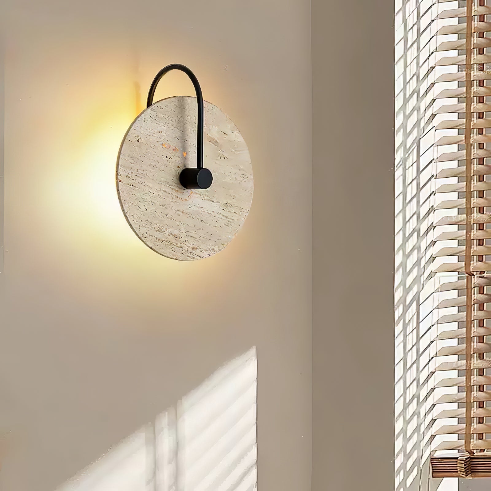 Kara Travertine Wall Light - Neutralighting