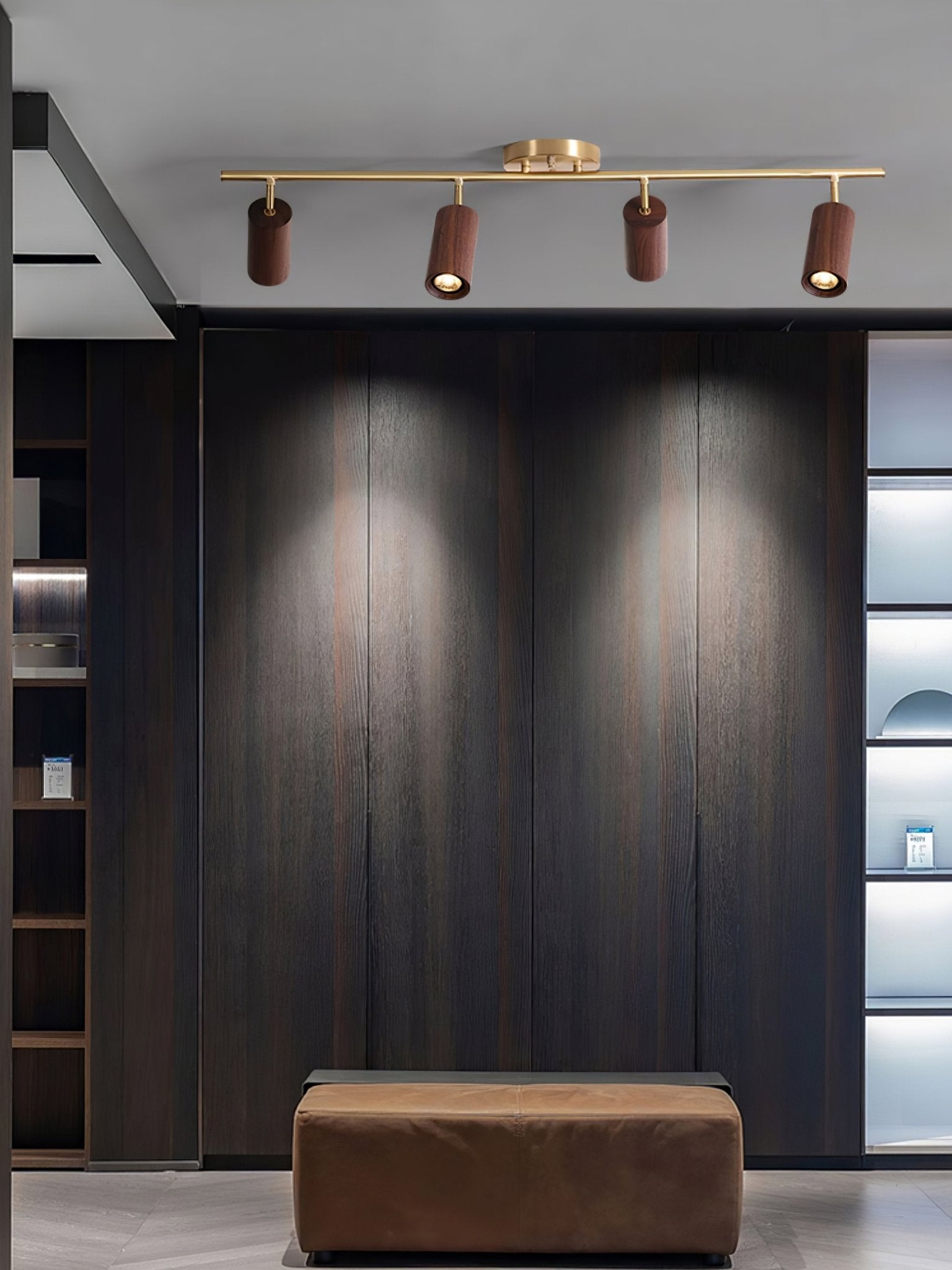 Usolila Modern Minimalist Wood Ceiling Light-Letslighting