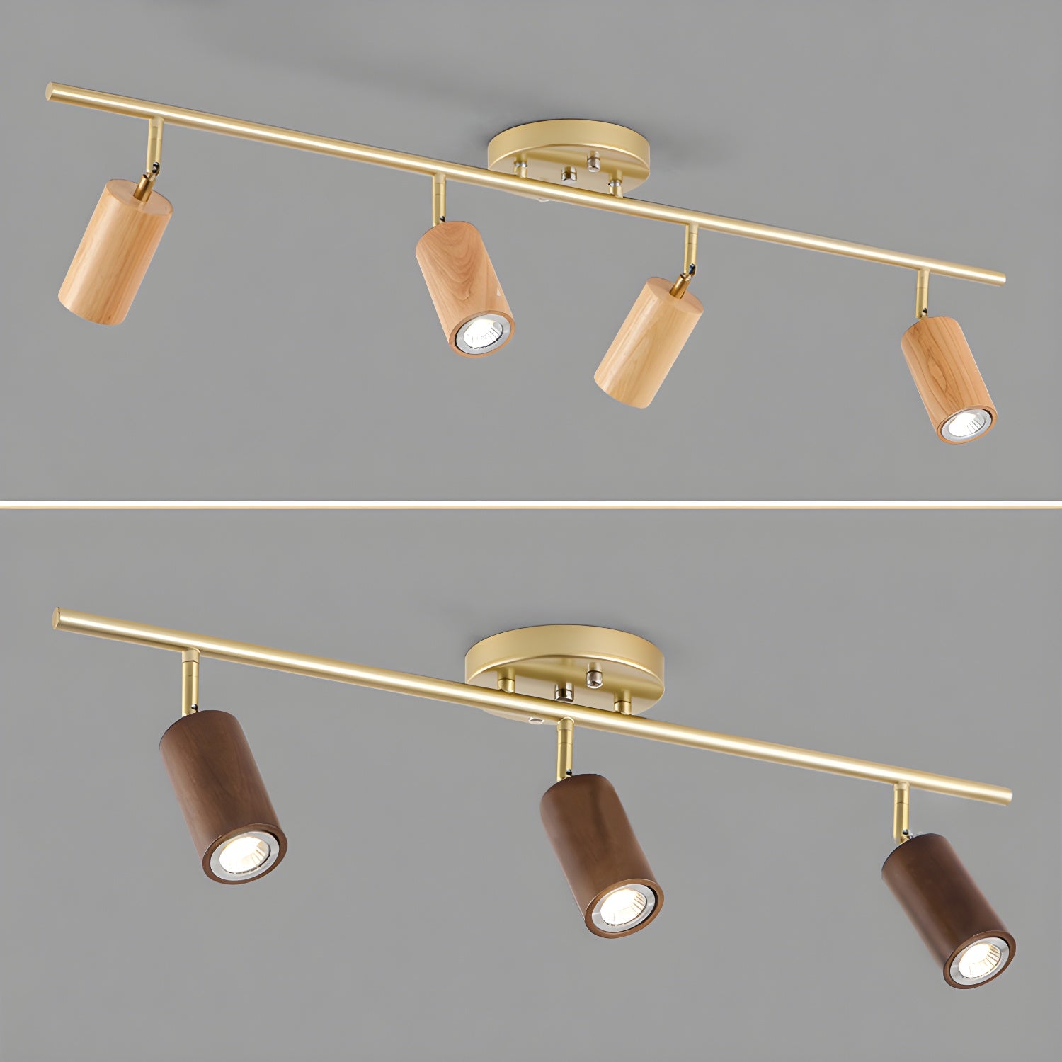 Usolila Modern Minimalist Wood Ceiling Light-Letslighting