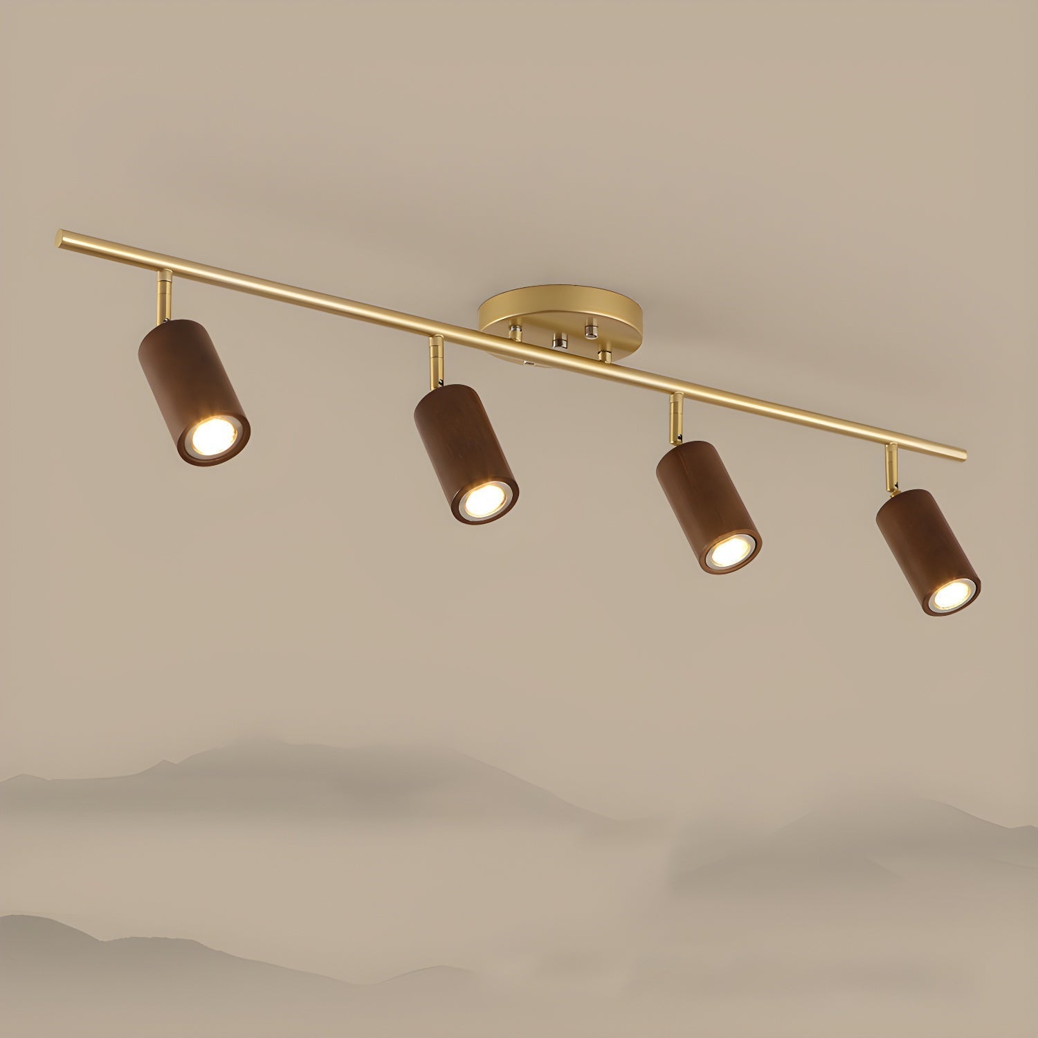 Usolila Modern Minimalist Wood Ceiling Light-Letslighting