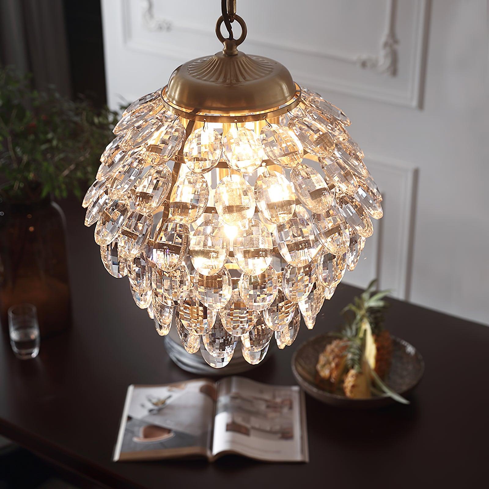 Roxanne Crystal Pendant Light - Blowlighting