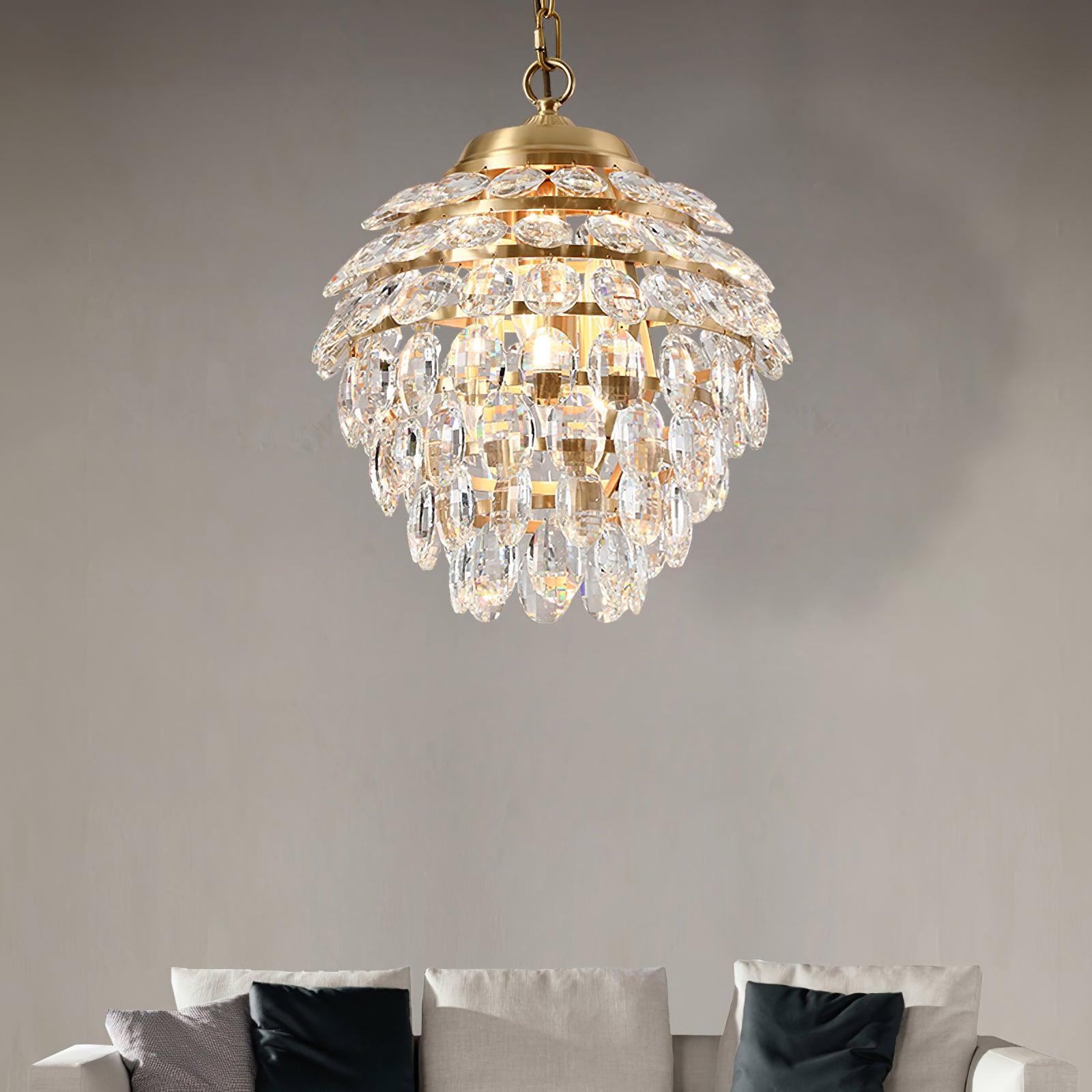 Roxanne Crystal Pendant Light - Blowlighting