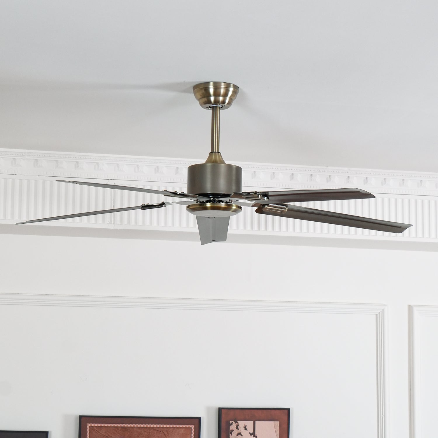 Vosolara Premium Metall-Deckenventilator, Nahaufnahme der Flügel