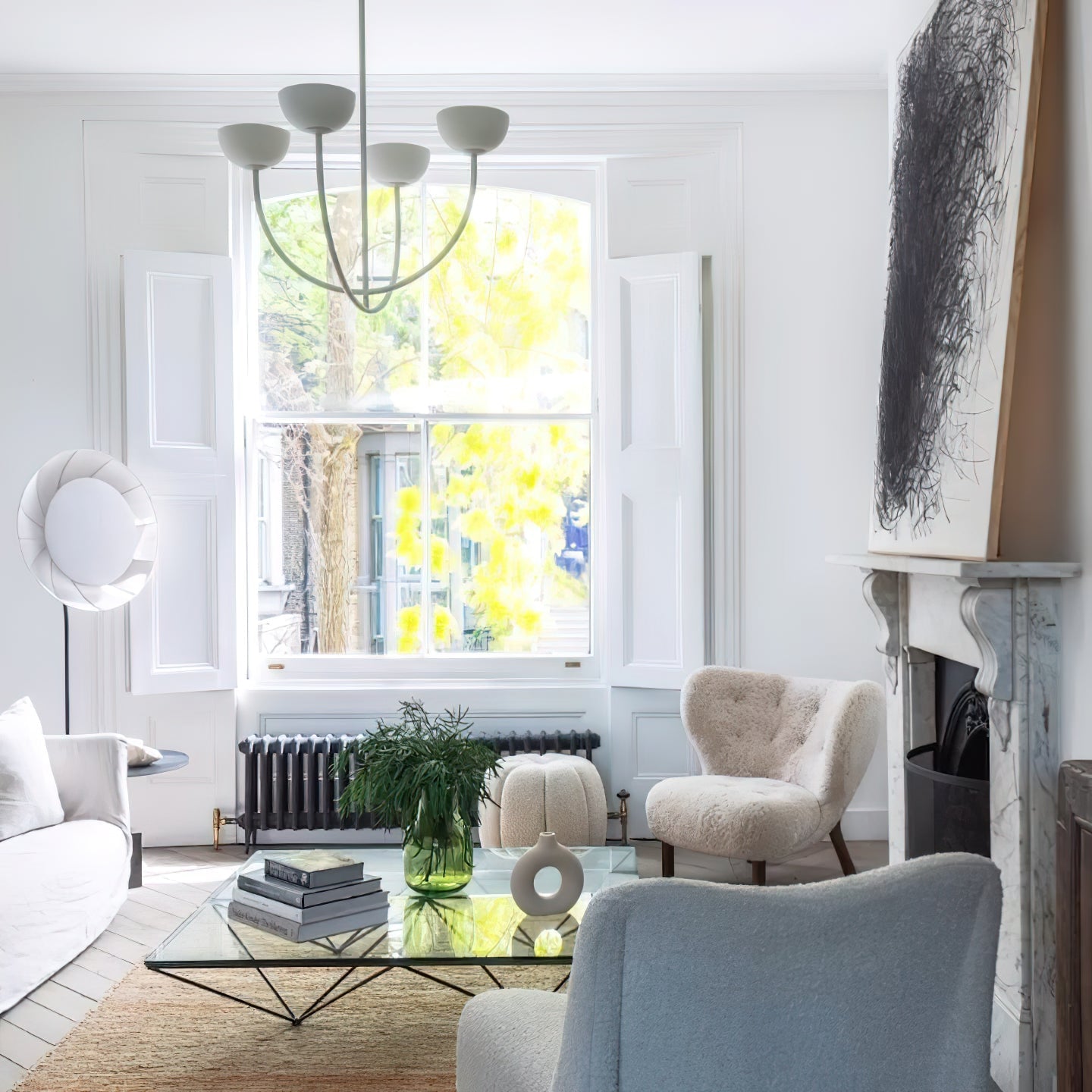 Sytala Modern Minimalist Metal Ceramics Chandelier - Letslighting