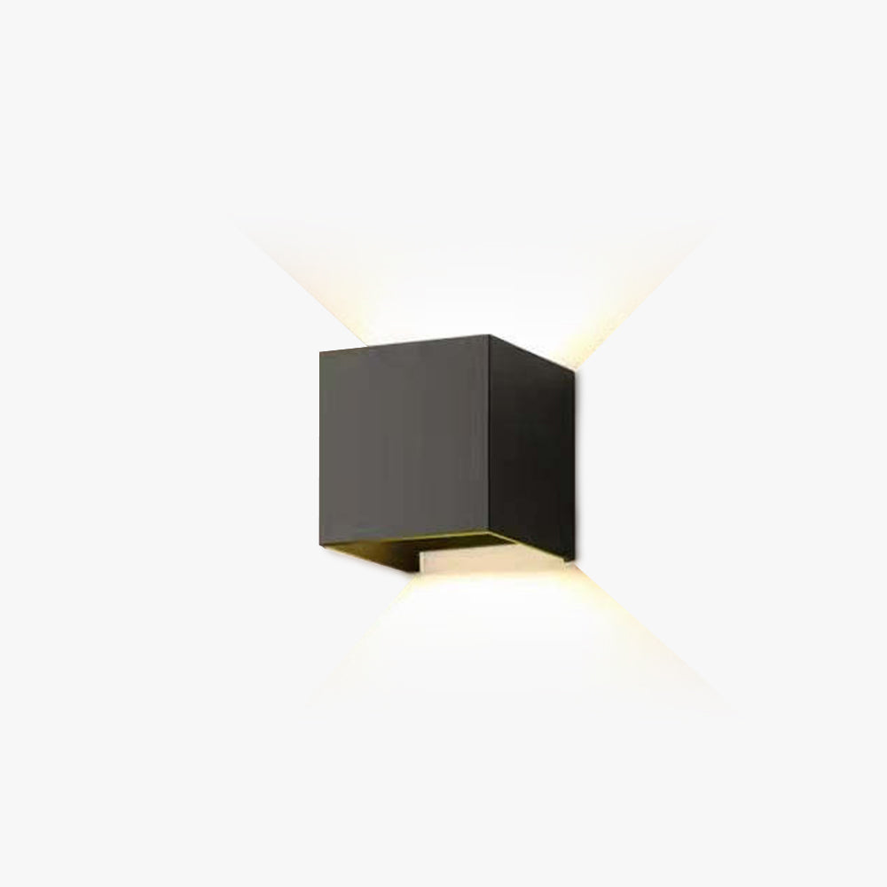 Ray Modern LED Außenwandleuchte Weiß Metall Garten/Flur