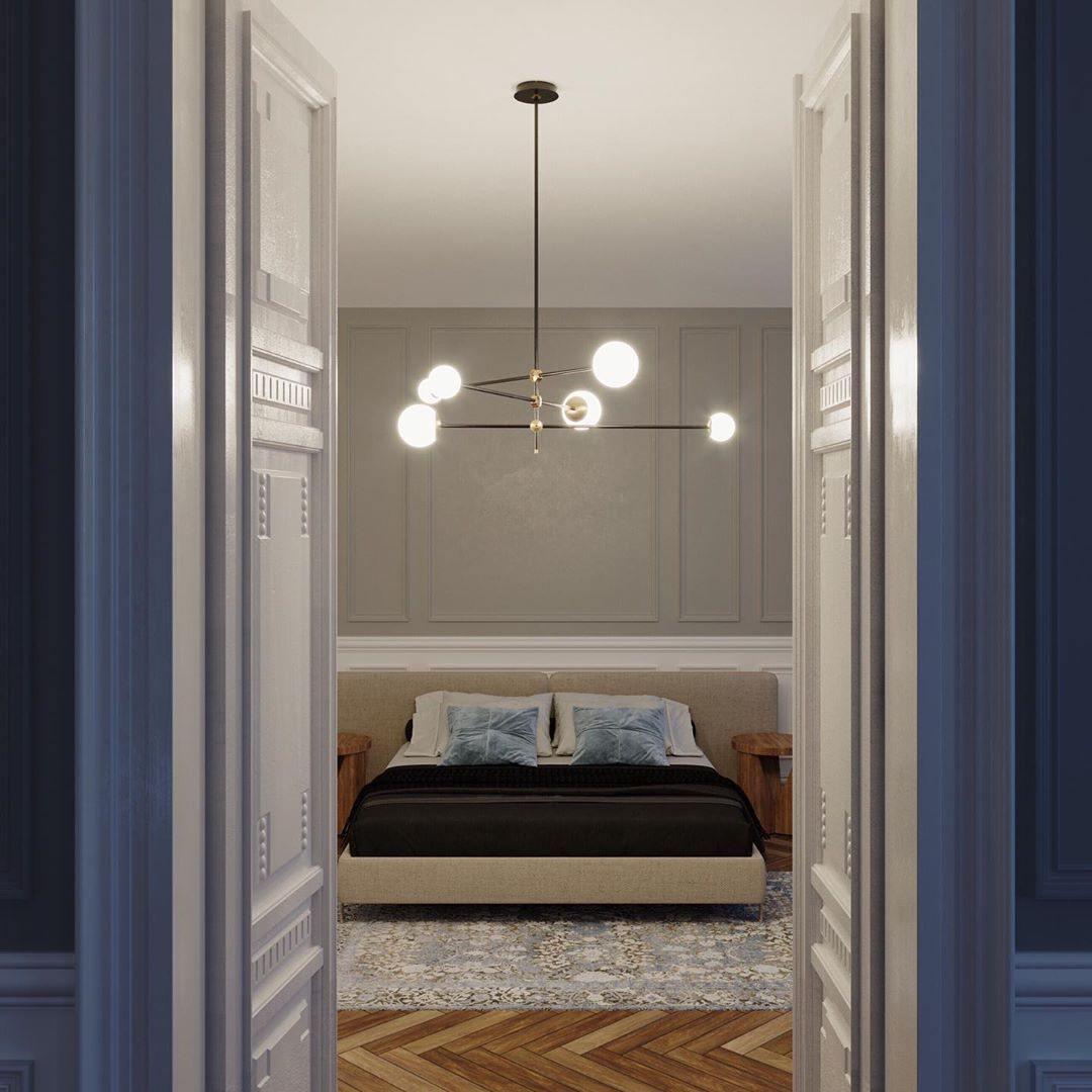 Lustra Kronleuchter SI Messing Glas Globus-Letslighting