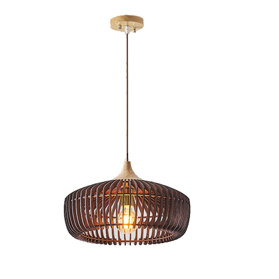 Muto Nordic Japanese Pendelleuchte Holz Schlafzimmer/Wohnzimmer