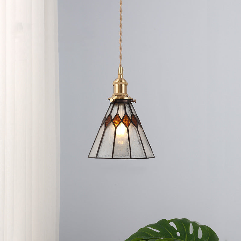 Valentina Vintage Pendelleuchte Glas Schlafzimmer/Wohnzimmer/Restaurant