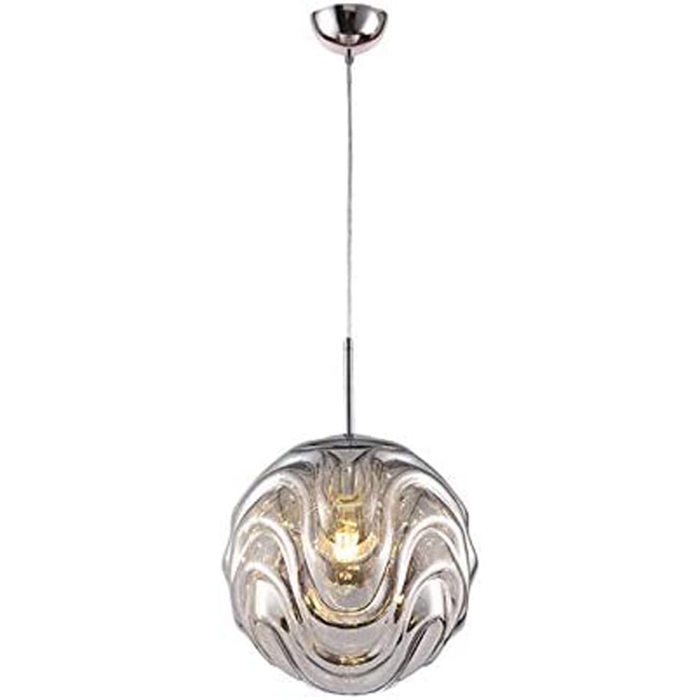 Valentina Modern Sphere Pendelleuchte Glas Gold/Schwarz Esszimmer