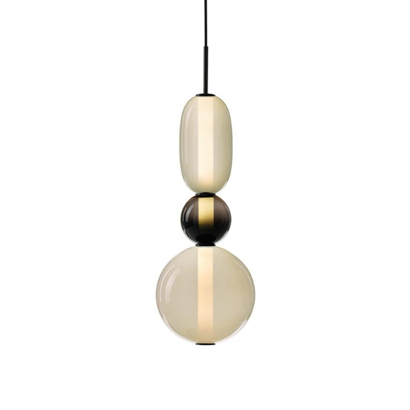 Syro Pendelleuchte mit kandiertem Glas