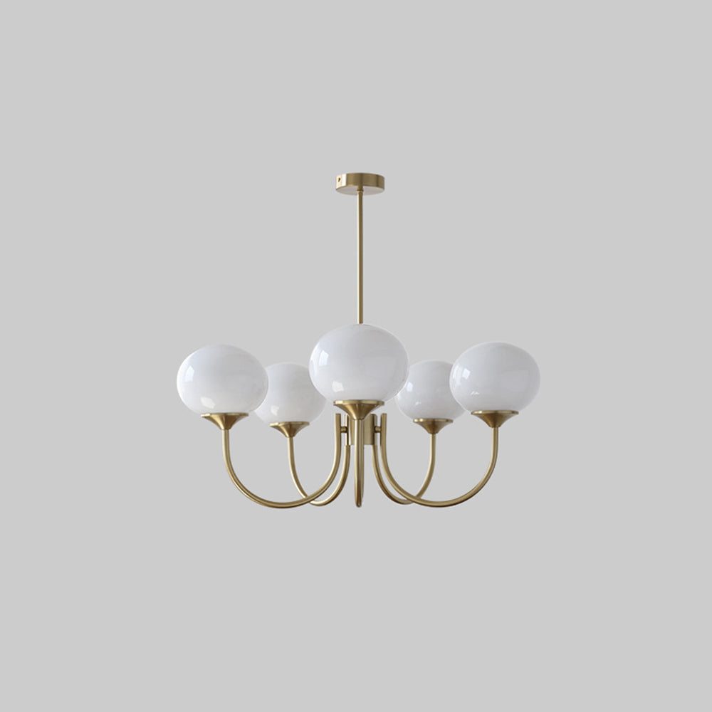 Valentina Modern Kugel LED Pendelleuchte Metall Glas Esstisch Wohnzimmer