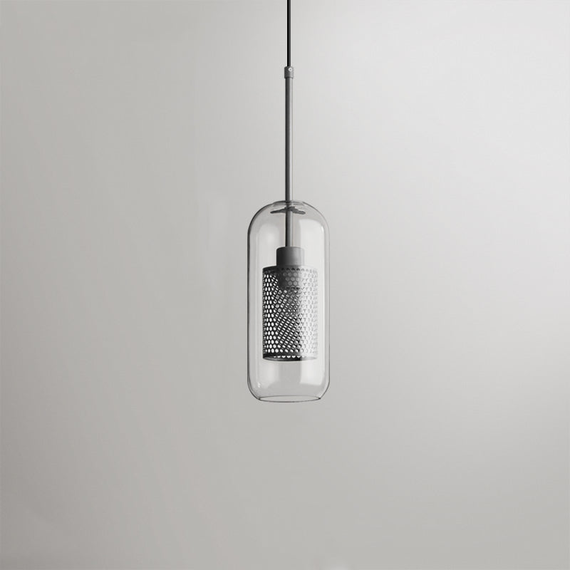 Valentina Industrie LED Pendelleuchte, Glas, Kugel, Esszimmer