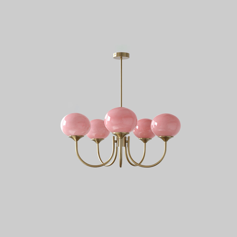 Valentina Modern Kugel LED Pendelleuchte Metall Glas Esstisch Wohnzimmer