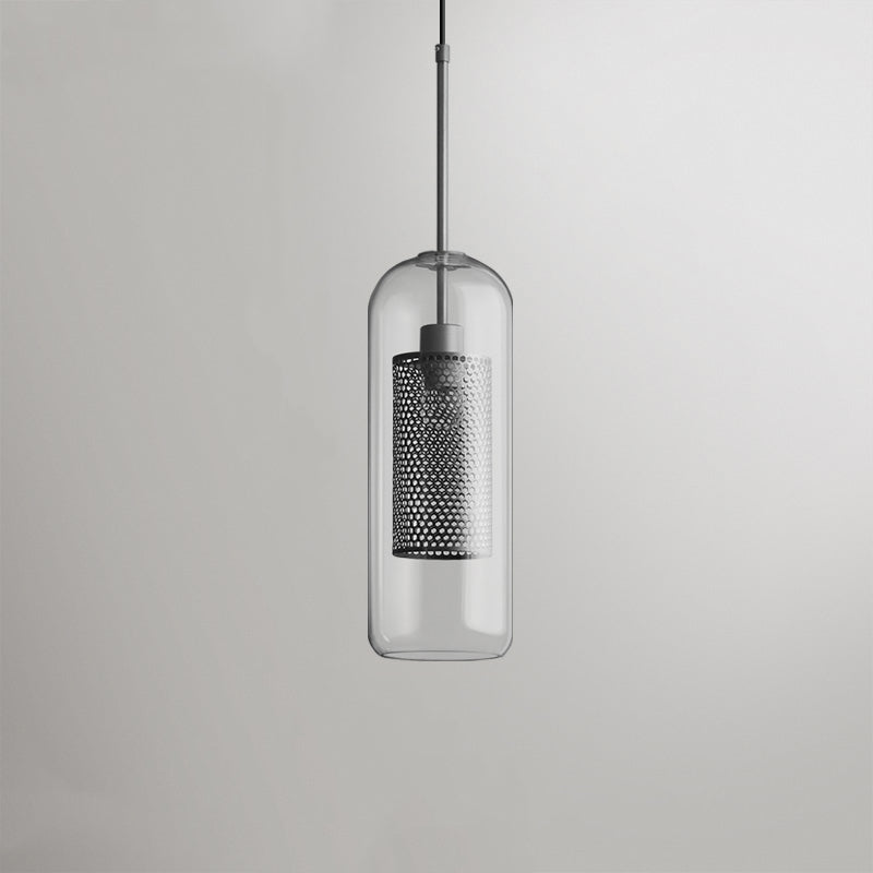 Valentina Industrie LED Pendelleuchte, Glas, Kugel, Esszimmer
