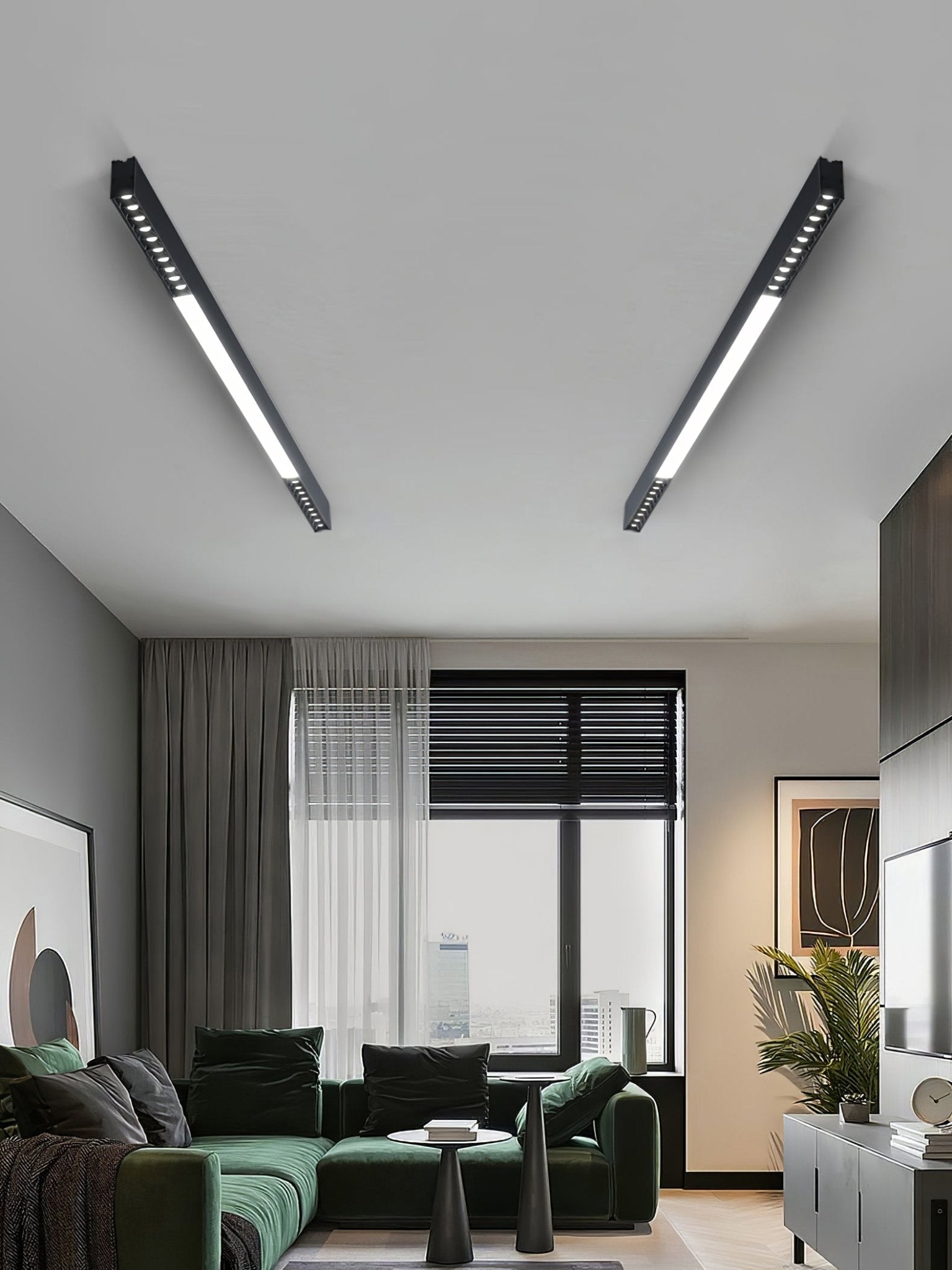 Line Moderne Deckenleuchte aus Aluminium-Letslighting