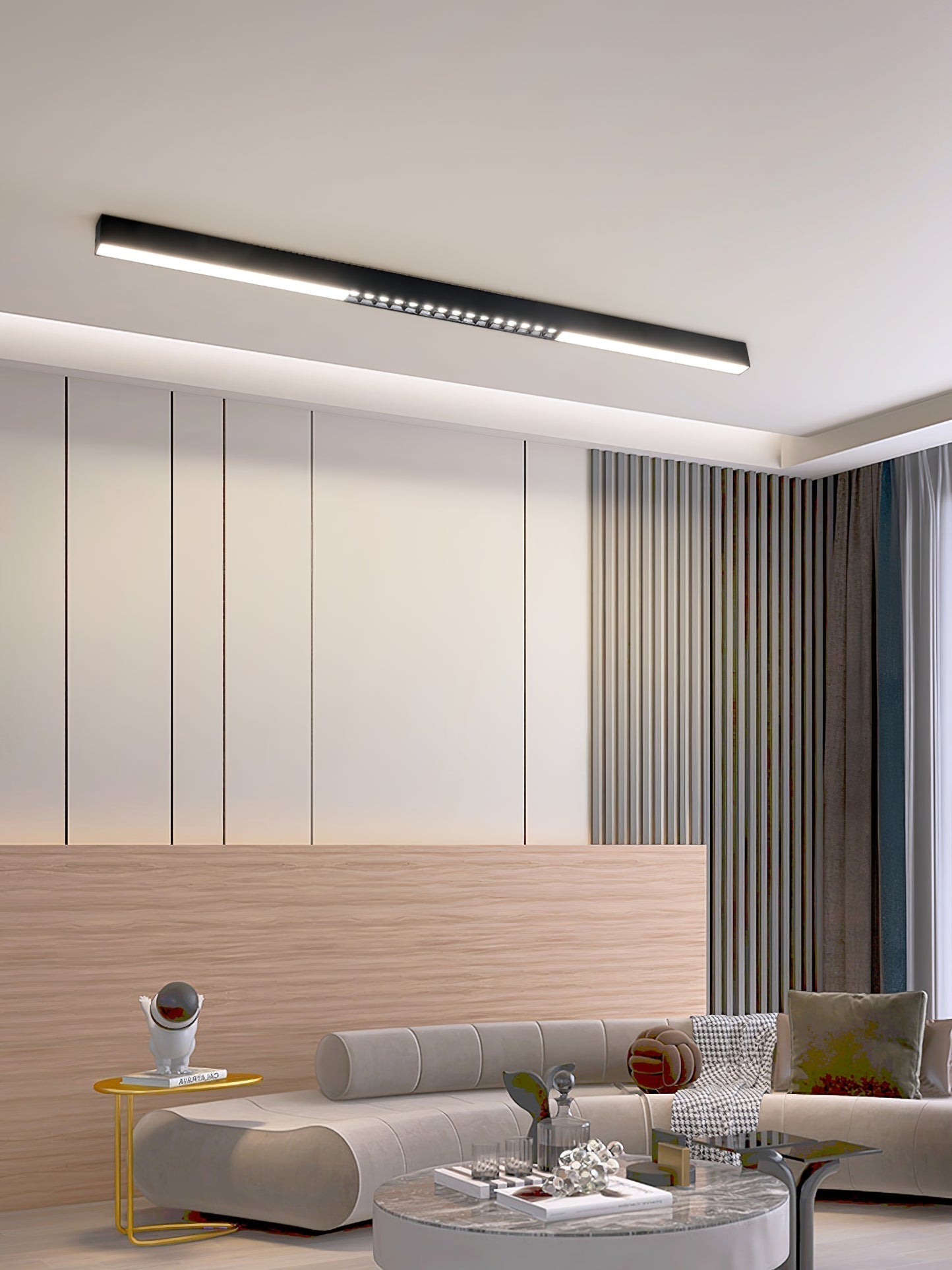 Line Moderne Deckenleuchte aus Aluminium-Letslighting