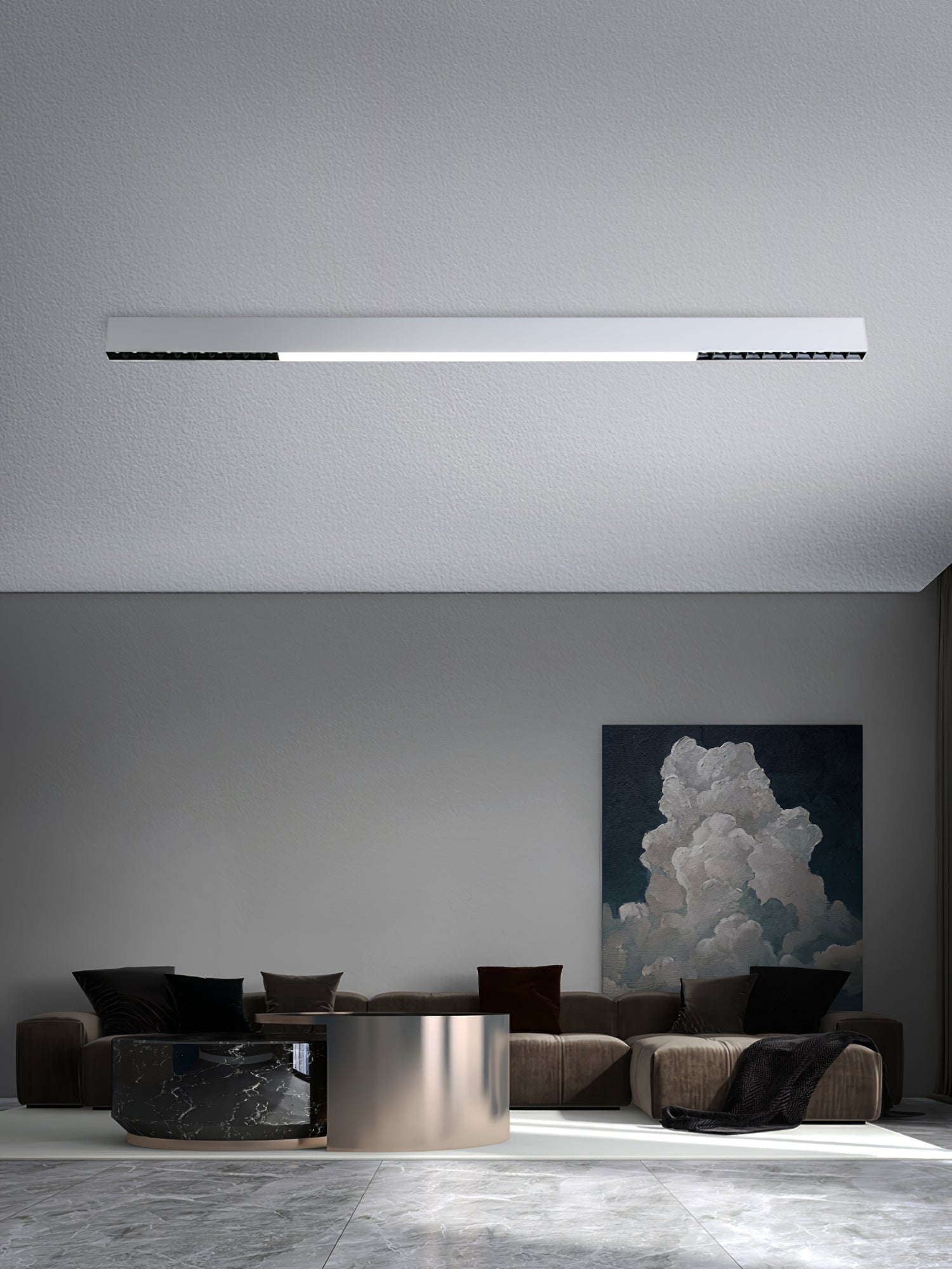 Line Moderne Deckenleuchte aus Aluminium-Letslighting