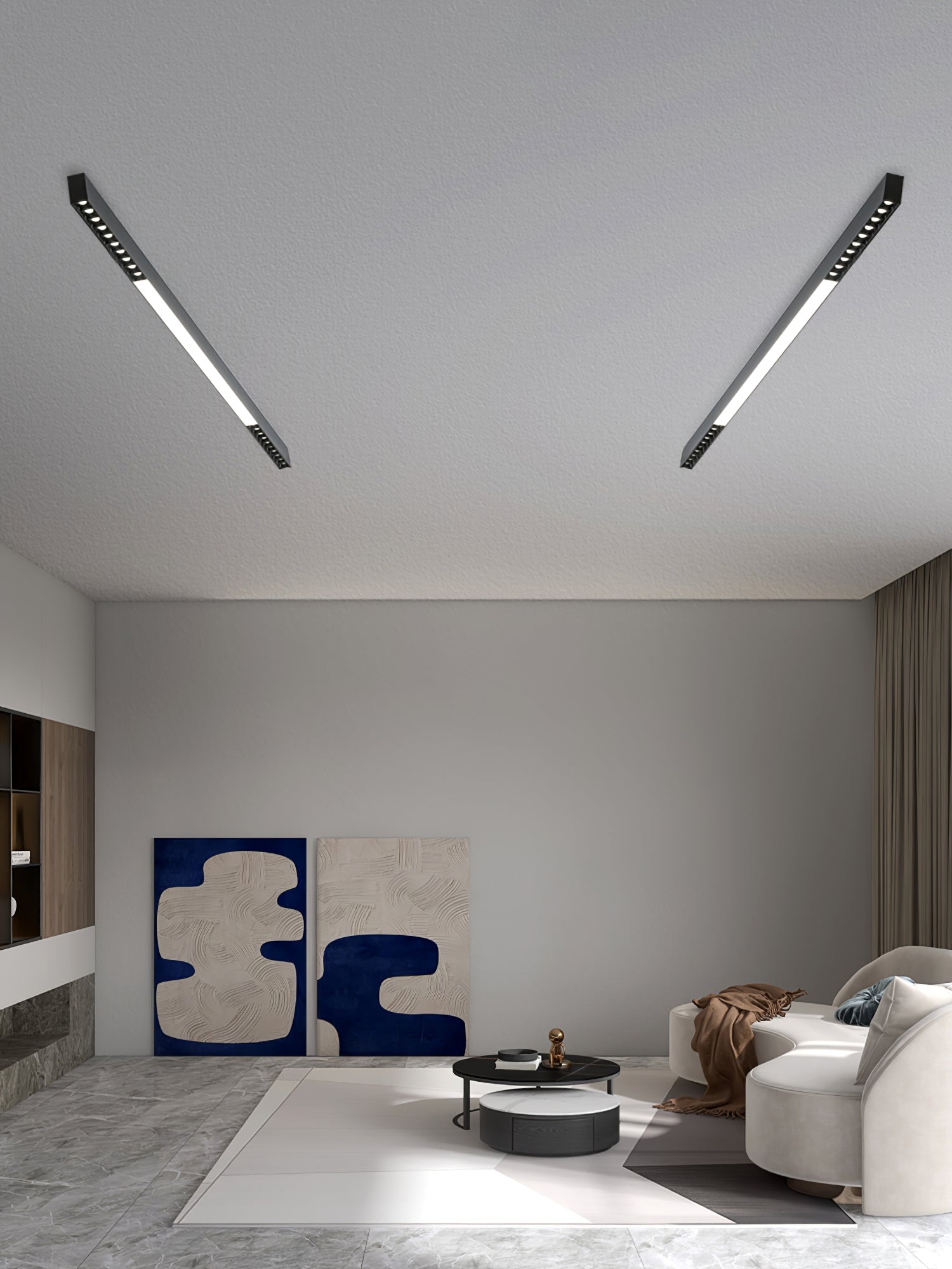 Line Moderne Deckenleuchte aus Aluminium-Letslighting