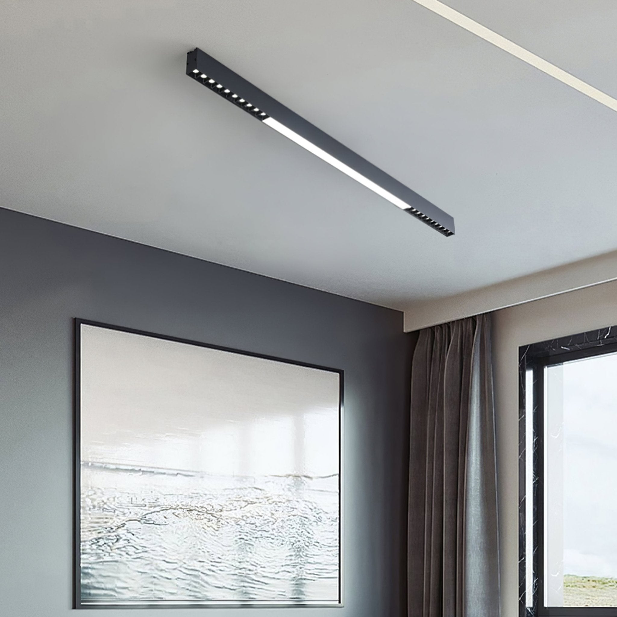 Line Moderne Deckenleuchte aus Aluminium-Letslighting