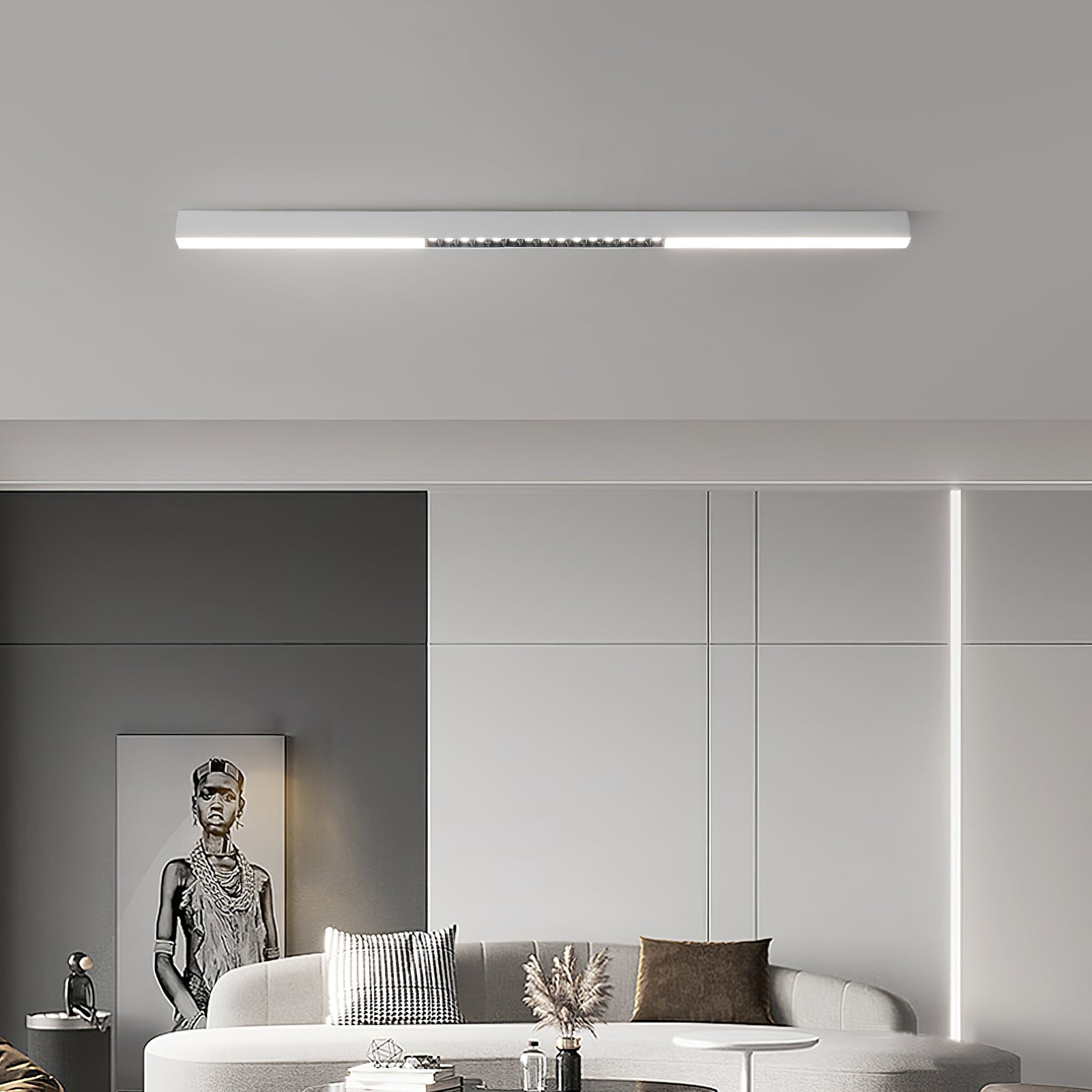 Line Moderne Deckenleuchte aus Aluminium-Letslighting