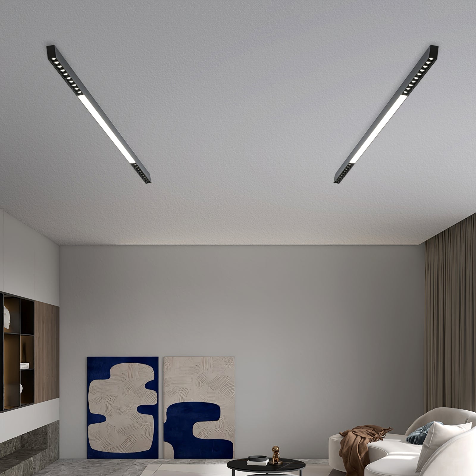 Line Moderne Deckenleuchte aus Aluminium-Letslighting