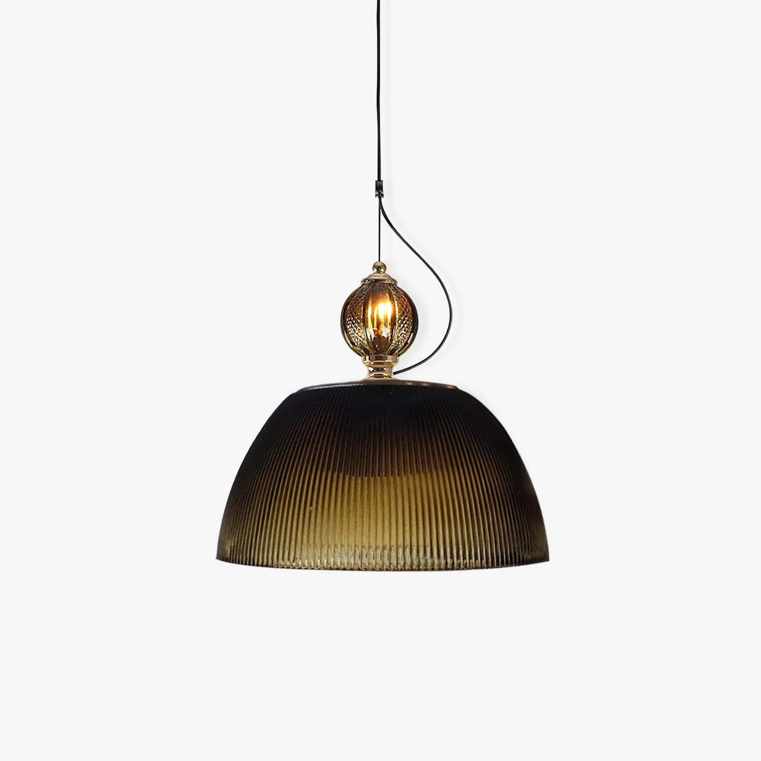 Nyra Retro-Pendelleuchte aus Glas-Letslighting