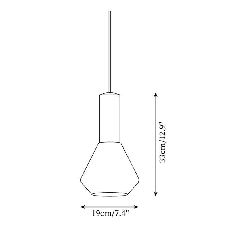 Givor Pendelleuchte Minimalistisch Mattglas-Letslighting