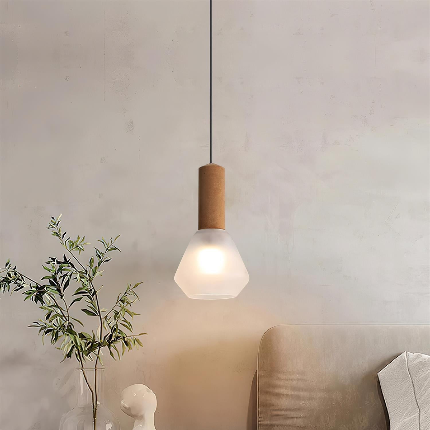 Givor Pendelleuchte Minimalistisch Mattglas-Letslighting