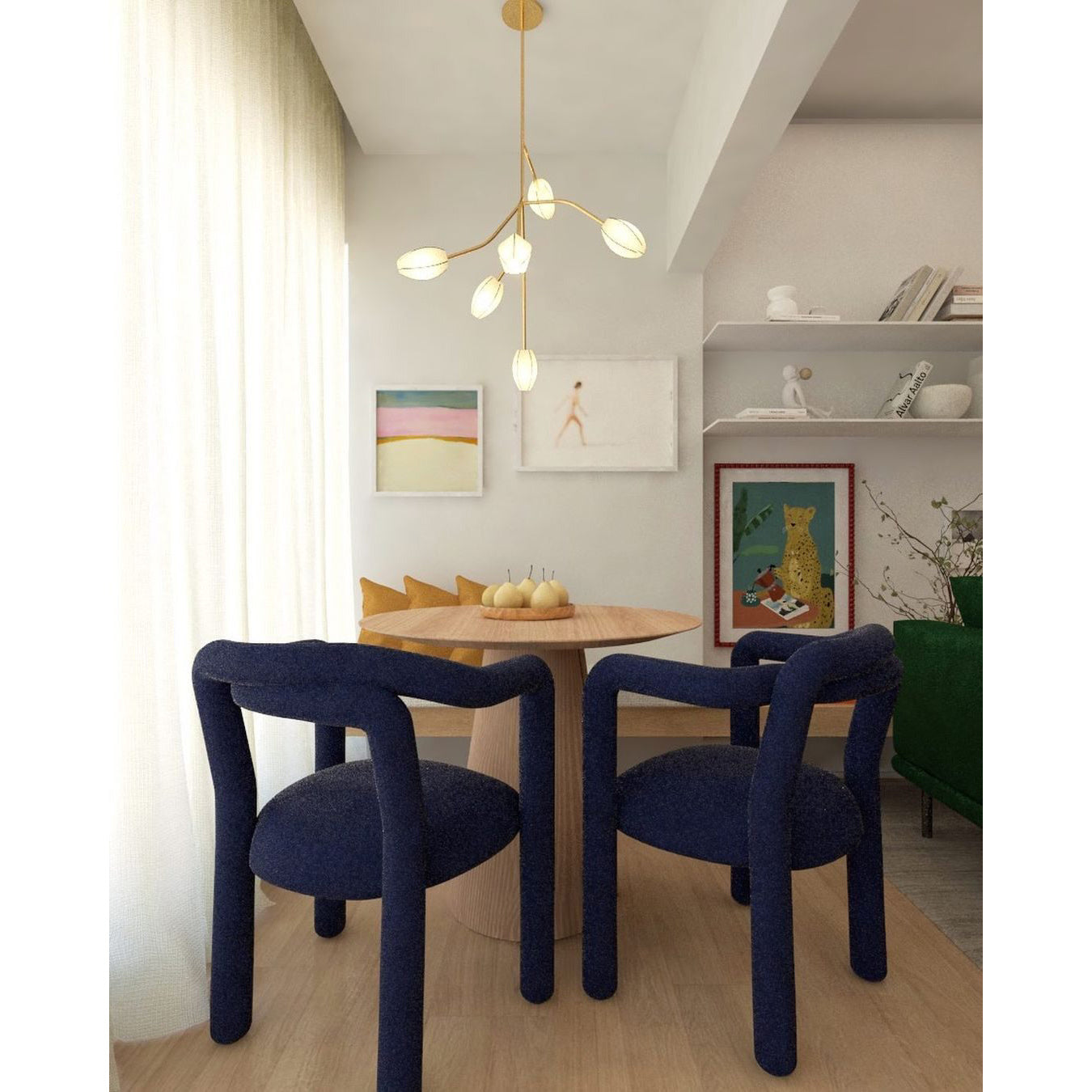 Evvinora Glas Individuelle Kreativität Kronleuchter-Letslighting