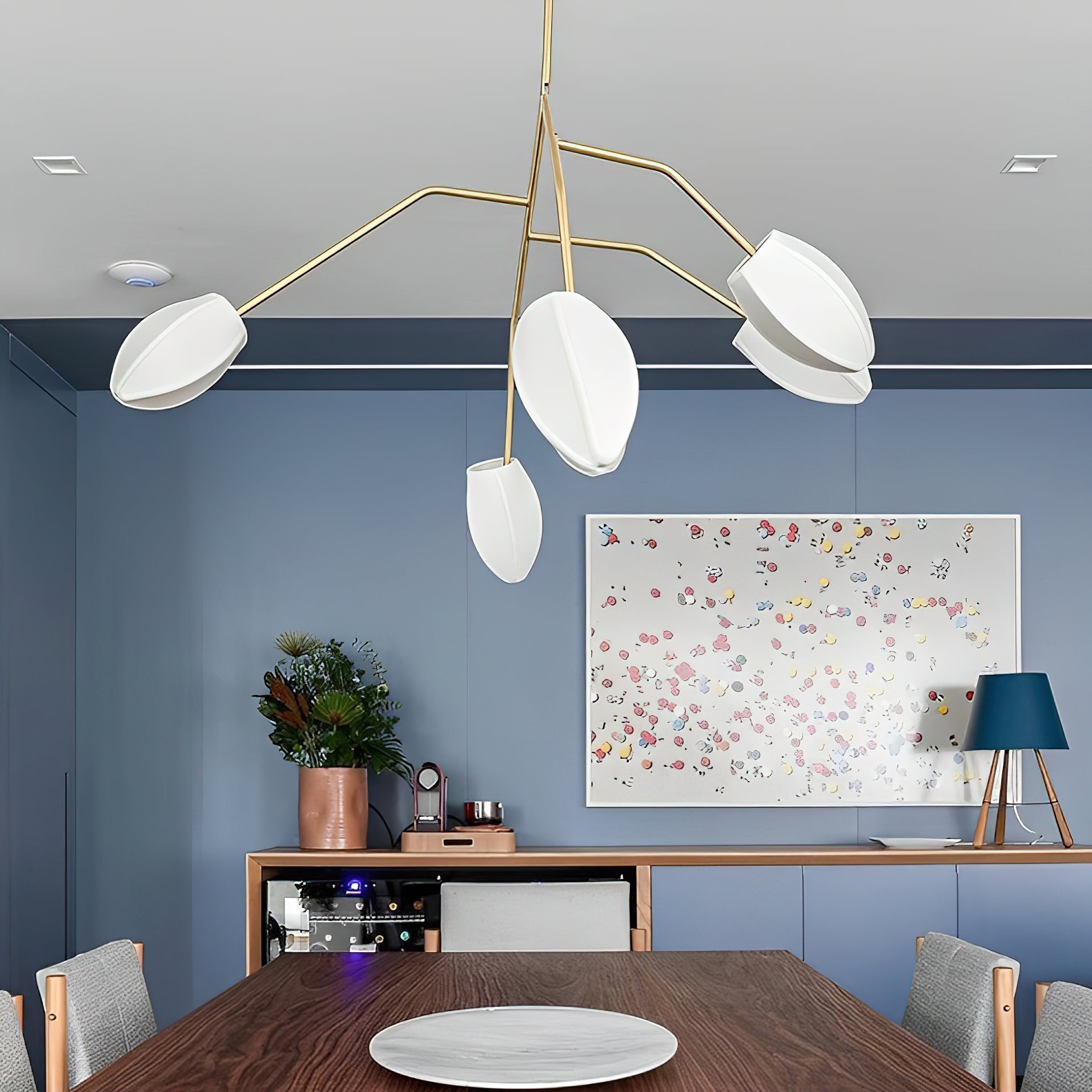Evvinora Glas Individuelle Kreativität Kronleuchter-Letslighting