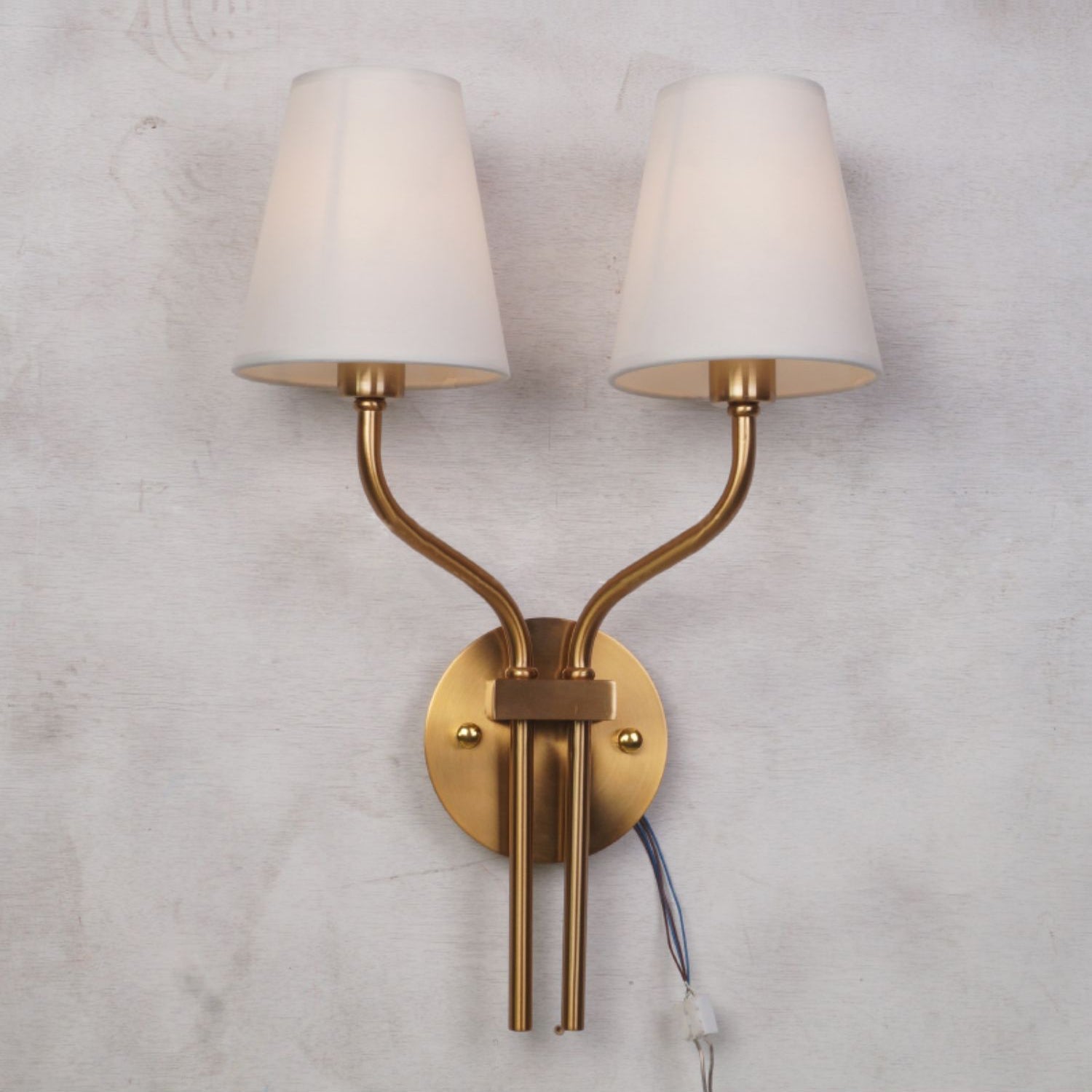 Ulcaran Vintage Industrie Stoff Wandleuchte-Letslighting