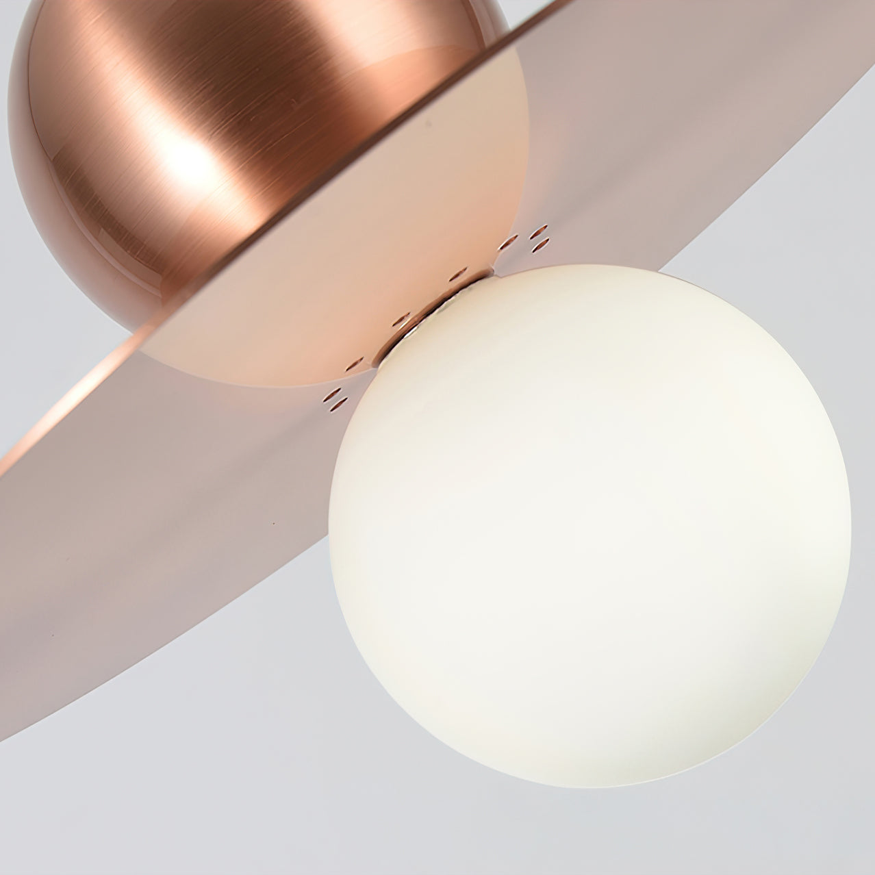 Sky Pendelleuchte Glas Hut Schwarz Gold-Letslighting
