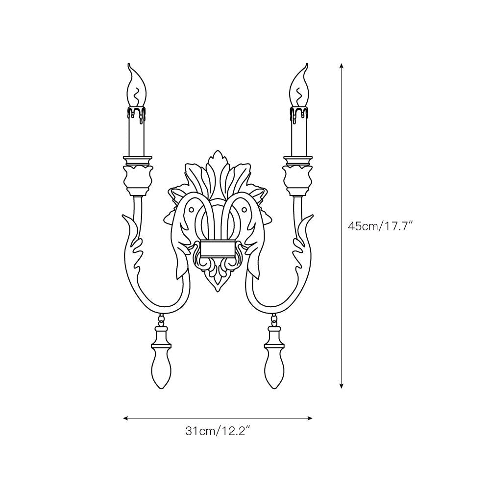 Idoraris Vintage Industrielle Wandleuchte-Letslighting