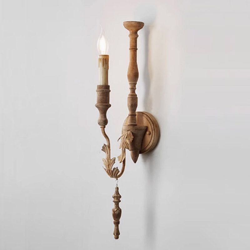 Ivelor Industrielle Vintage-Kerzen-Wandleuchte-Letslighting