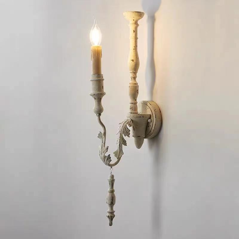 Ivelor Industrielle Vintage-Kerzen-Wandleuchte-Letslighting