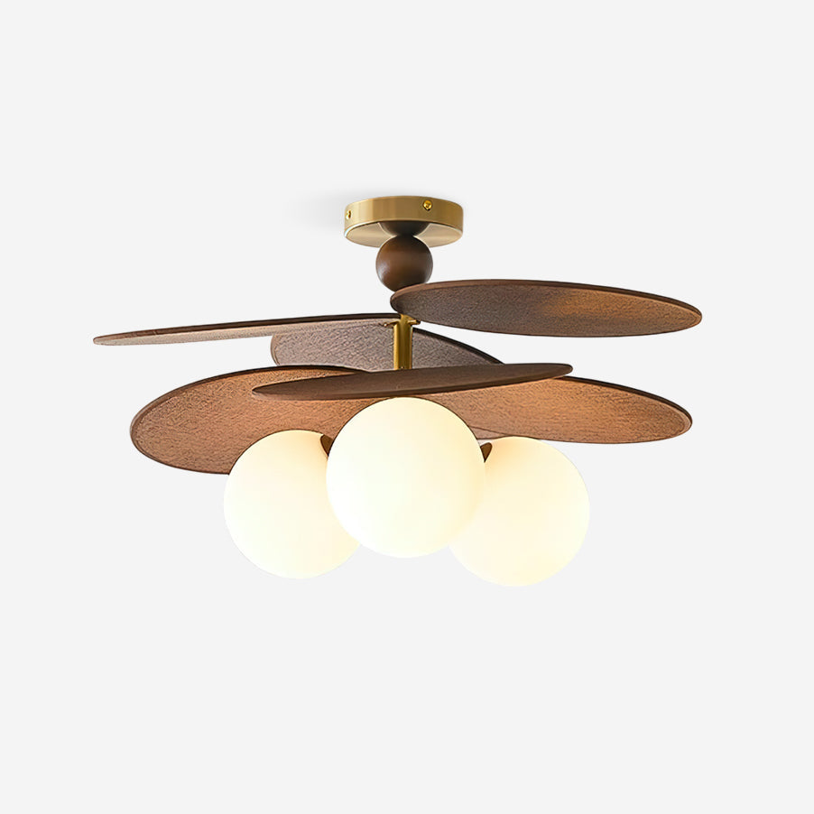 Eldo Moderne Deckenleuchte aus Holz-Letslighting
