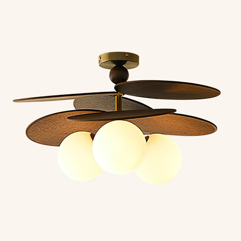 Eldo Moderne Deckenleuchte aus Holz-Letslighting