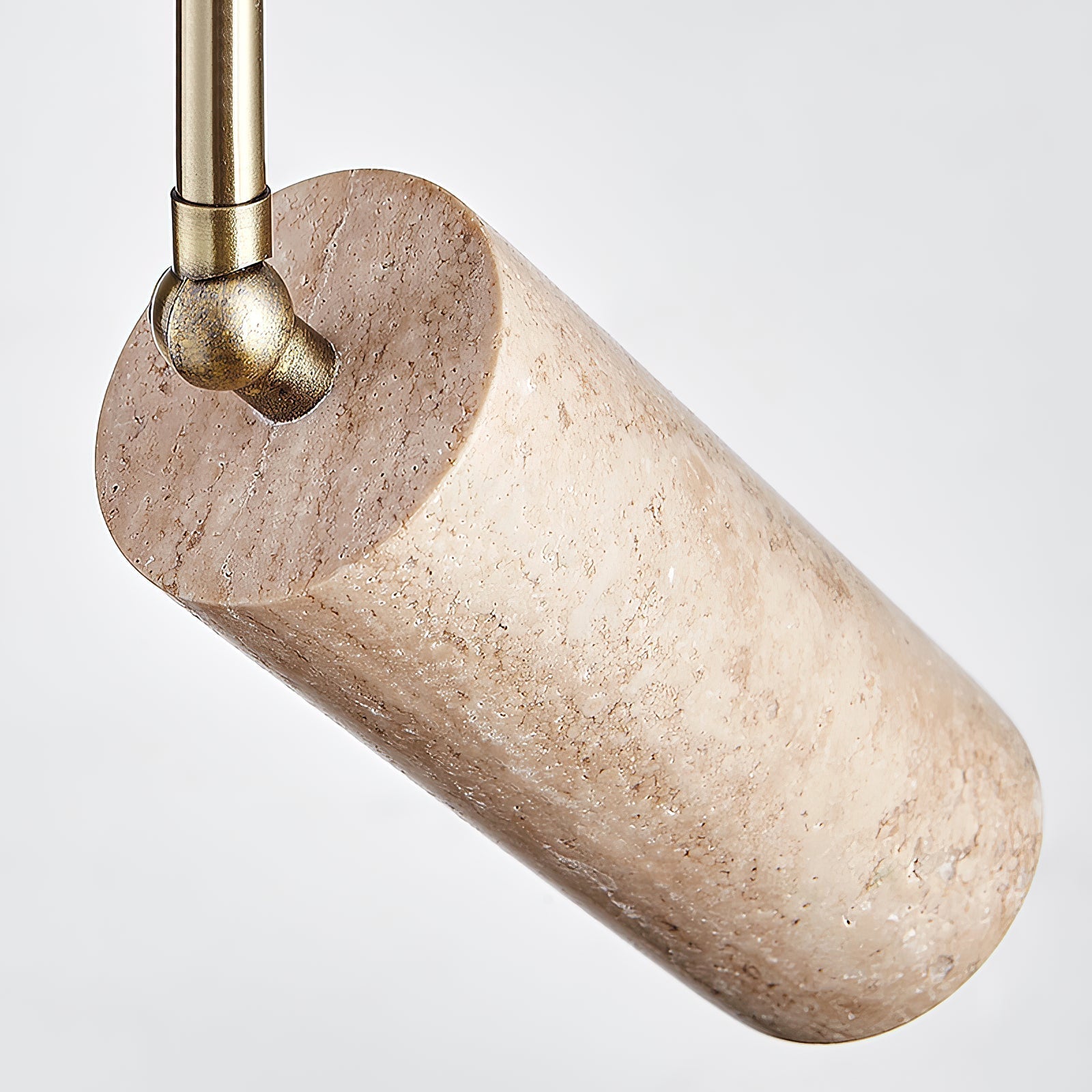 Syraeia Modern Minimalist Surface Wooden Travertine Mount Ceiling Lamp - Letslighting