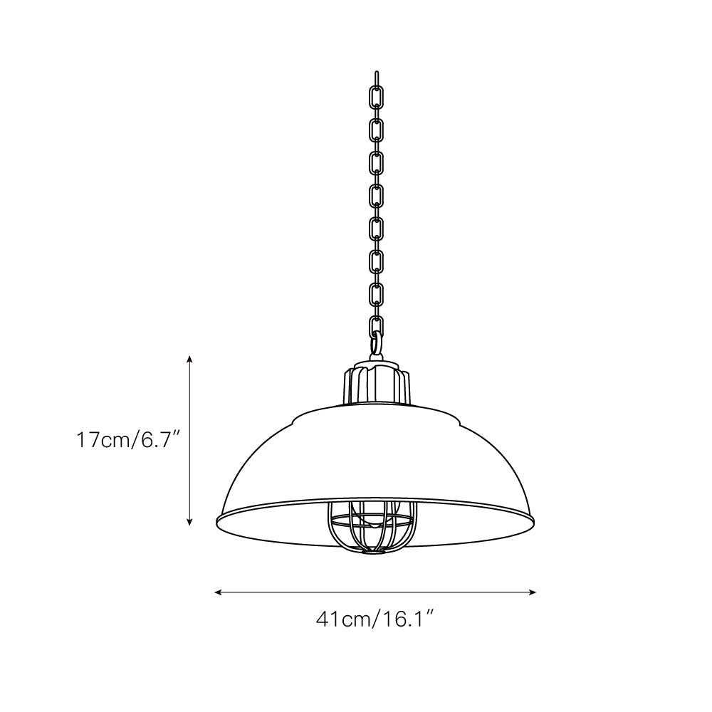 Mydorila Vintage Industrial Pendelleuchte-Letslighting