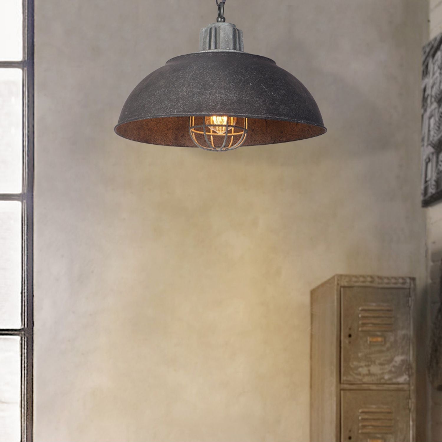 Mydorila Vintage Industrial Pendelleuchte-Letslighting