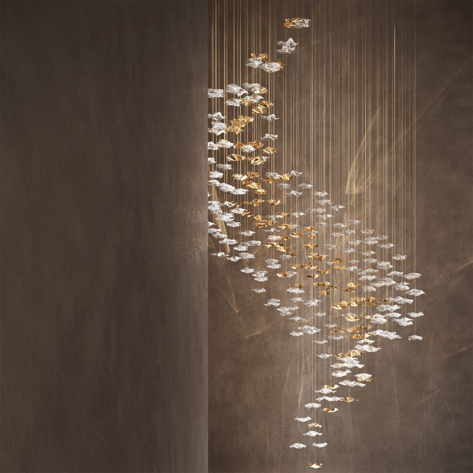 Vecarisra Luxus Gezeiten-Kunstglas Pendelleuchte-Letslighting