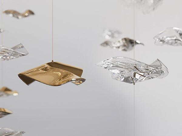 Vecarisra Luxus Gezeiten-Kunstglas Pendelleuchte-Letslighting