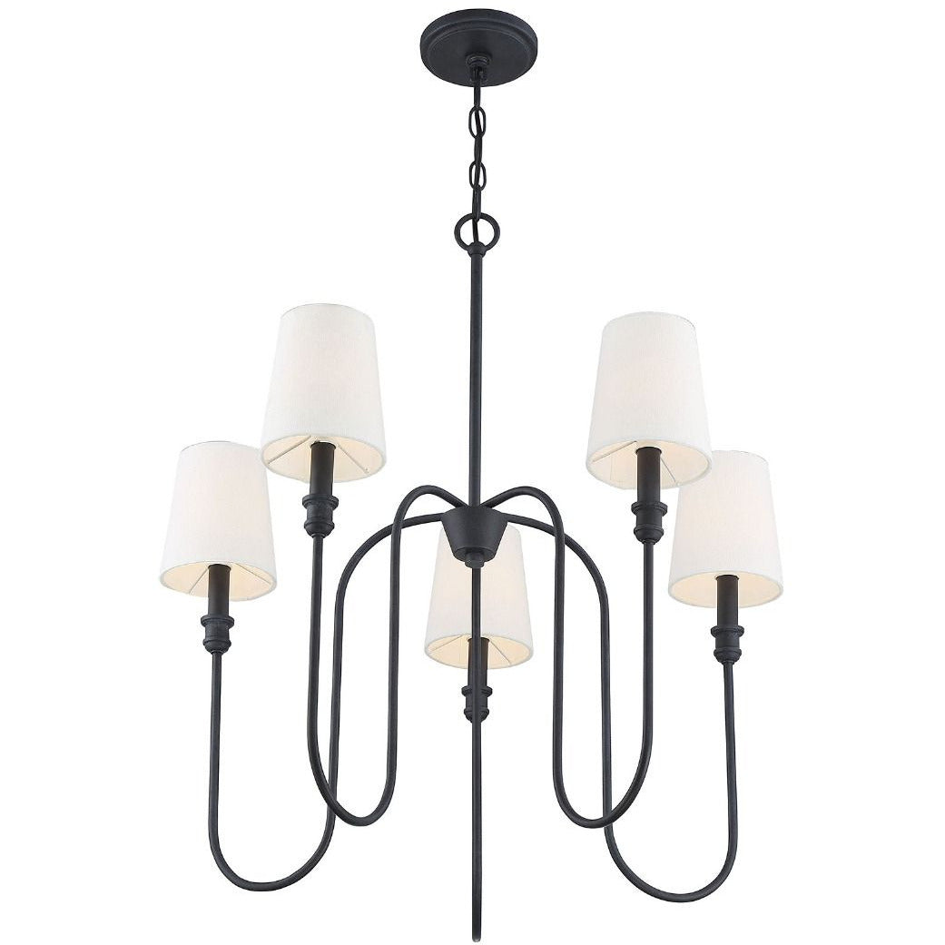 Evraeel Stoff Modern Minimalistisch Kronleuchter-Letslighting